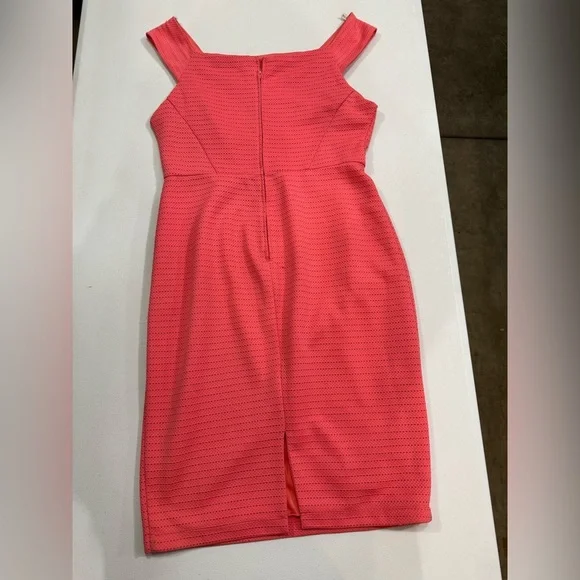 Bisou Bisou Coral Midi Dress- Easter Pink - Picture 4 of 10